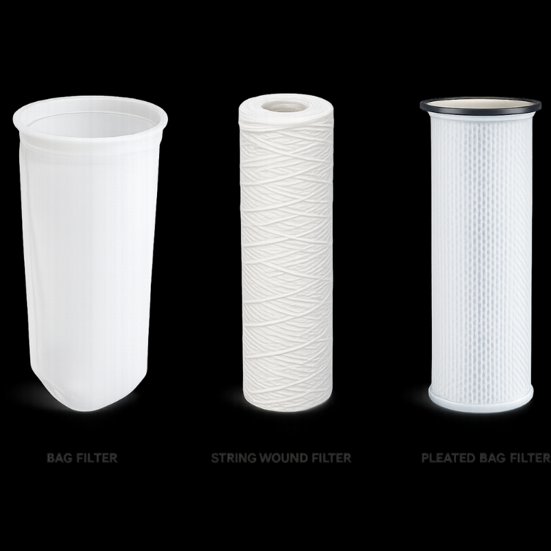 Liquid bag filters